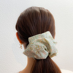 ライムグリーンオシャレBigシュシュ