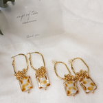 ゴールド　ピアス　フープピアス