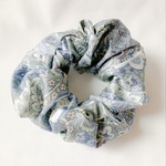 ストレス軽減　スカーフ調シュシュ　