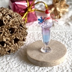 381  ☆雪だるま　ドリンク☆  ミニチュア