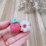【再再販】いちごとおはなのヘアゴム⑅⃛
