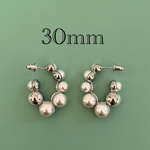 importメタルピアス　シルバー　2個1セット