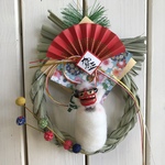 明けましてごまうさ(しめ飾り)