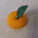 🔴macaron様オーダー品🔴ちりめん細工  みかん  置き物