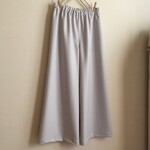 カシミヤウールIGで作ったワイドパンツ