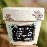 リメ鉢* cafe menu【2.5号】