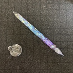 【受注製作 完成まで約2週間】 トリプル グラデーション ダイクロ ガラスペン 