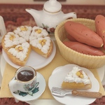 ミニチュア　フェイクスイーツ　スイートポテトタルト　
