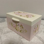 (T様オーダー品）トールペイント・マスク入れ(小物入れ）