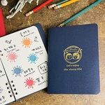 3/27まで900円⇒540円！【インディゴ(紺)】RiraRiraはんこのスタンプノート＊印章手帖～Let's enjoy the stamp  life!～