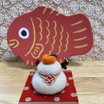 羊毛フェルト　めでたい鏡餅セット