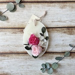 母の日ラッピング対応　アロマワックスサシェ    プリザーブド ローズ    ピンク