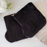 ねこのて♡クリームパンポーチ.BLACK