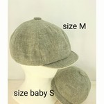 baby 4colors リネンへリンボーン レトロ キャスケット×ハンチング N002