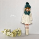 リカちゃん服　ブライス服　粉雪の舞う頃❄️