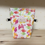 ワンコのマナーポーチ★リボン柄オレンジ