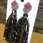 タイルフリンジピアス