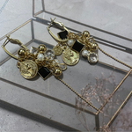 着せ替えフープコインとチャームのピアス/イヤリング