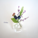 本物？摘んできたお花をちょこっと一輪挿し✿クレイフラワー紫陽花NO.13-11
