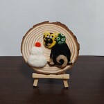 ♡羊毛フェルト　豆柴さんお正月🎍♡
