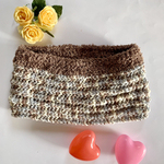 送料無料　手編みスヌード　ネックウォーマー