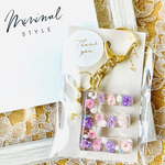 〈オーダーメイド品〉❀イニシャルキーホルダーレジン❀