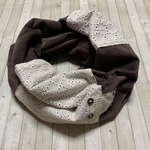 ＊SALE＊ニットコール【レース】スヌード