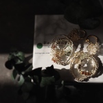 Silver Belles Earring (Frenchhook Pierce)