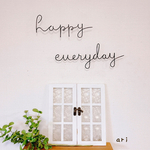 happy everyday ♪ ハッピーエブリデイ ♪〜ワイヤーウォールデコ《虫ピン付き》