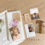 かすみ草ミニブーケ♡7点セット 海外 フレークシール スマホ iface ケース ドライフラワー ブーケ ステッカー インナーシート デコ ホワイト ゴールド ブルー ピンク