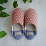 M バブーシュ flower＊Salmon pink