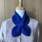 「hiromi-ho様オーダー」シルクモヘアウールのあったかミニマフラー