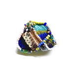 ＊harmony ⑥＊ビーズと刺繍とスパンコールのブローチ
