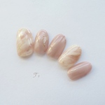 No.77 マーブル×シャイニーベージュ