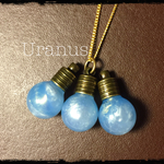電球型 惑星ネックレス【Uranus】