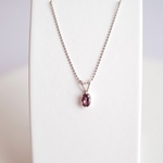 スピネル 0.51ct ネックレス Silver925 【アクセサリー】