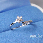 [再販決定！] 流れ星 スターモチーフ リング 指輪 シャンパンゴールド (アレルギー対応) MilkCat