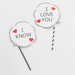 ＊送料無料＊「ILOVE YOU」「I NOW」プロップス　フォト婚 ドレス 小物