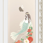 【SALE★スマホケース】人魚/ガーリーデザイン★スマホケース♬iPhone5s/6/6s/plus海が好きな女の子へ
