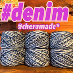 #022 再販☆denim バラ売り 引き揃え糸 デニム