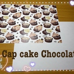 デザインペーパー【Cap cake Chocolate】