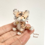 ミニチュア モールアート 寅 ちゃん モールベア テディベア Tamubear