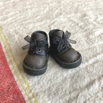 ⚫︎ブライス＊ダークグレー黒ふわリボンシューズ⚫︎