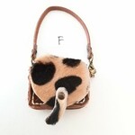 にゃんこショルダーバッグ 【Ｆ】　　ミニチュア　ネオブライスに・・　バッグチャームにも♪　革 