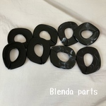 【2種8個】B品　アクリルチェーン  不規則　