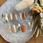 ネイルチップ　ニュアンスネイル