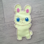 うさぎアップリケ