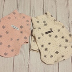 オーダーメイド❄️スノーフレーク❄️タートルロングスリーブ❄️キラキラ　ラメ　犬服　冬服