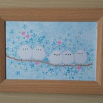 『ふわふわシマエナガ』原画