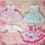 リカちゃん☆ブライス☆アウトフィット☆ゆめかわワンピース4点set